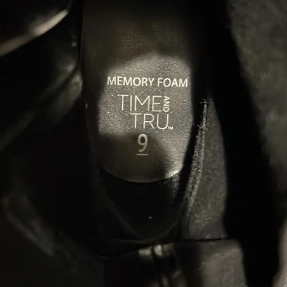 Time and Tru black booties - Picture 4 of 4